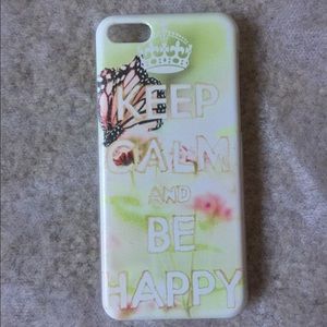 Keep Calm & Be Happy iPhone Case